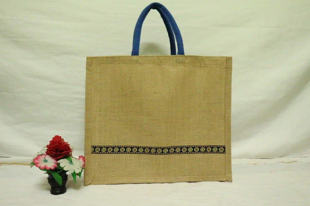 Short Cotton Padded Zipper Fancy Jute Bag, Capacity: 5 To 10kg