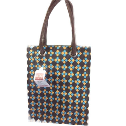 Printed Jute Shoulder Bag