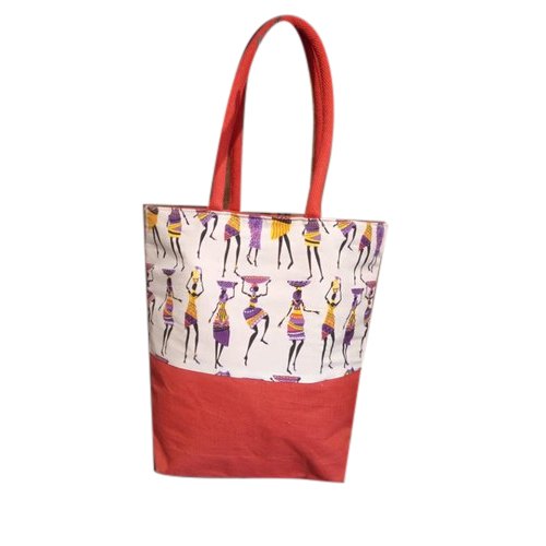 Printed Jute Stylish Shoulder Bag