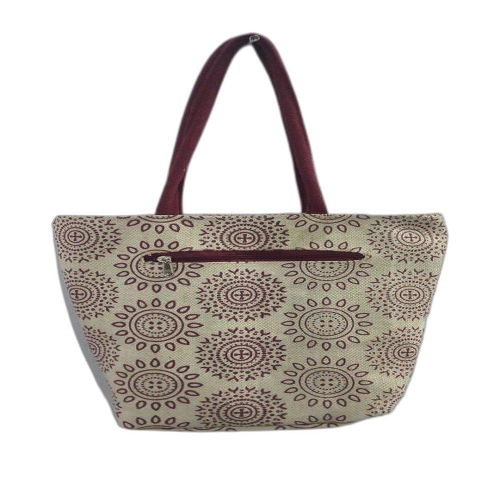 Multicolor Jute Handmade Women\'s Shoulder Bags, For Office