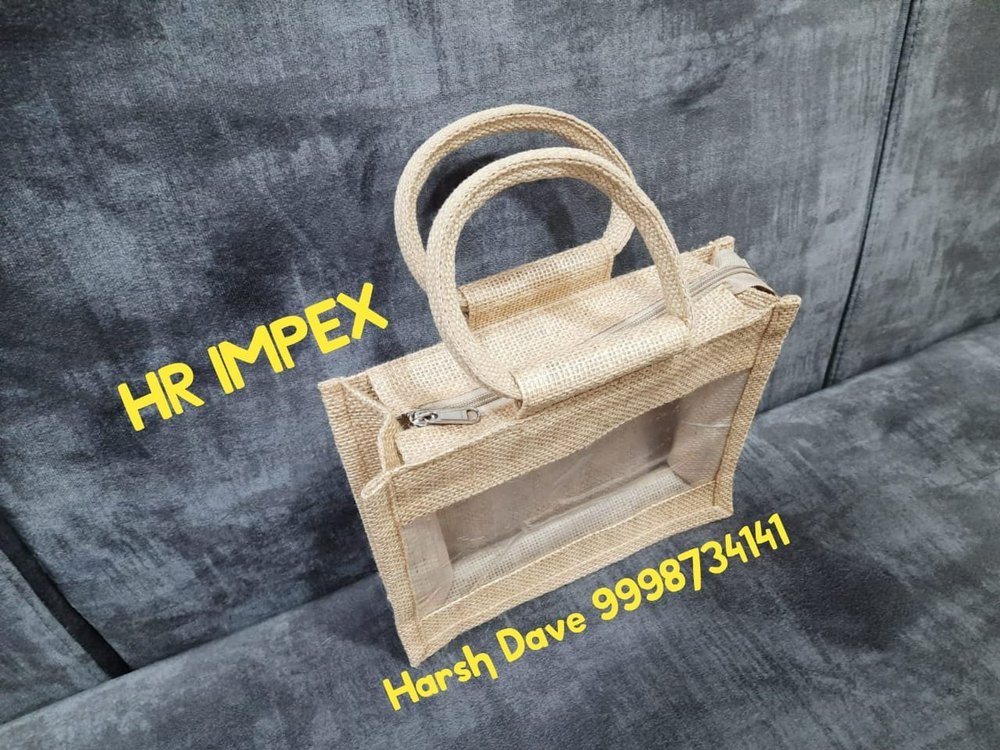 Cosmetic jute Pouch Bag