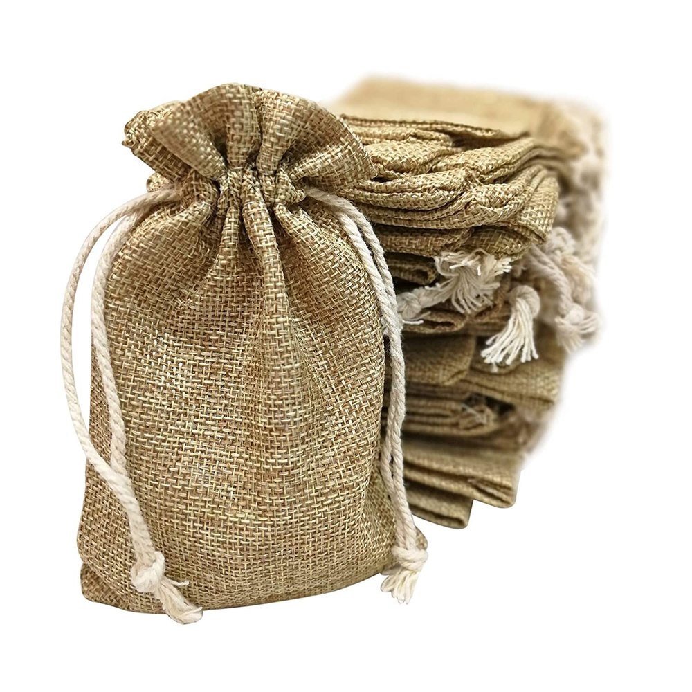 Jute Burlap Bags, 17 X 15W