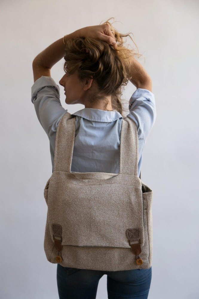 Brown Jute Backpack Bags, For Storage Bag, Capacity: 10 Kg