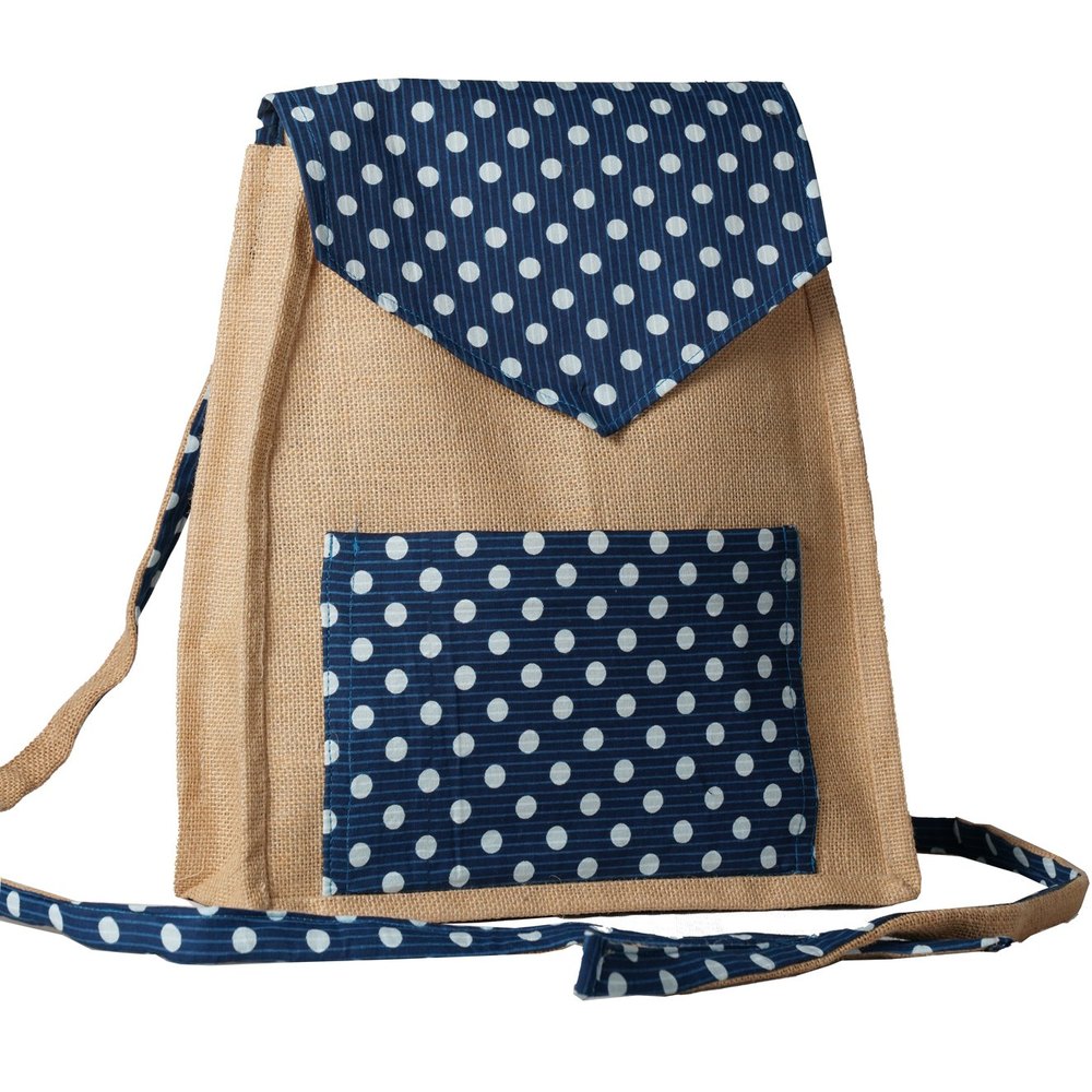Brown Jute Backpack Bags, For Shopping, Capacity: 20