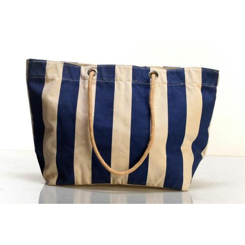 Rope Handle Fancy Cotton Bag, Capacity: 5-10 Kg