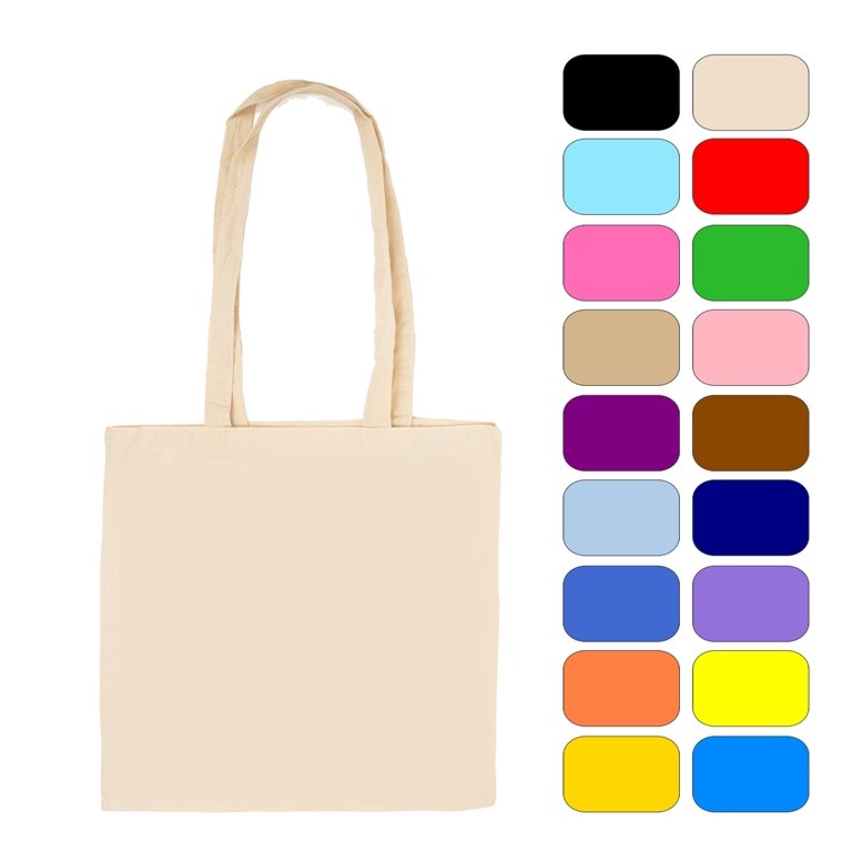 60cm Handled Cotton Dyed Bags, Size: 37 X 41
