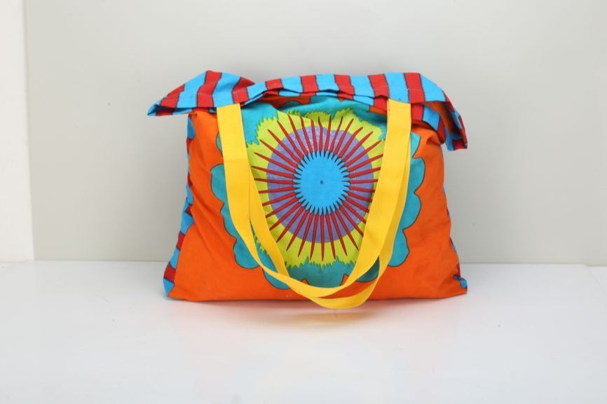 AKshat International Shoulder Bag Printed Cotton Shopping Bags, Number Of Straps: 2, 5 Kgs