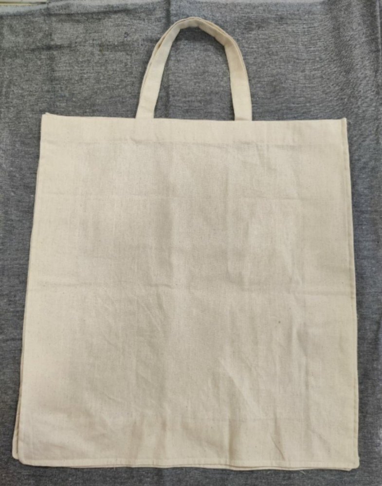 Fabric Handled Cotton Carry Bag, Capacity: 5 Kg, Size/Dimension: 14*18