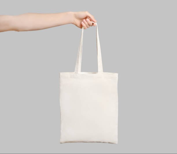 Plain Handled Cotton Shopping Bag, 2-5