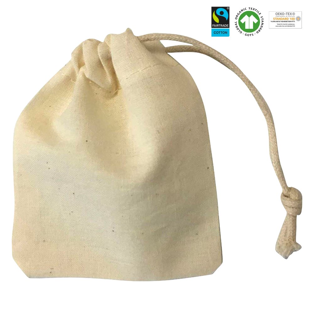 Organic Cotton Draw String Bags