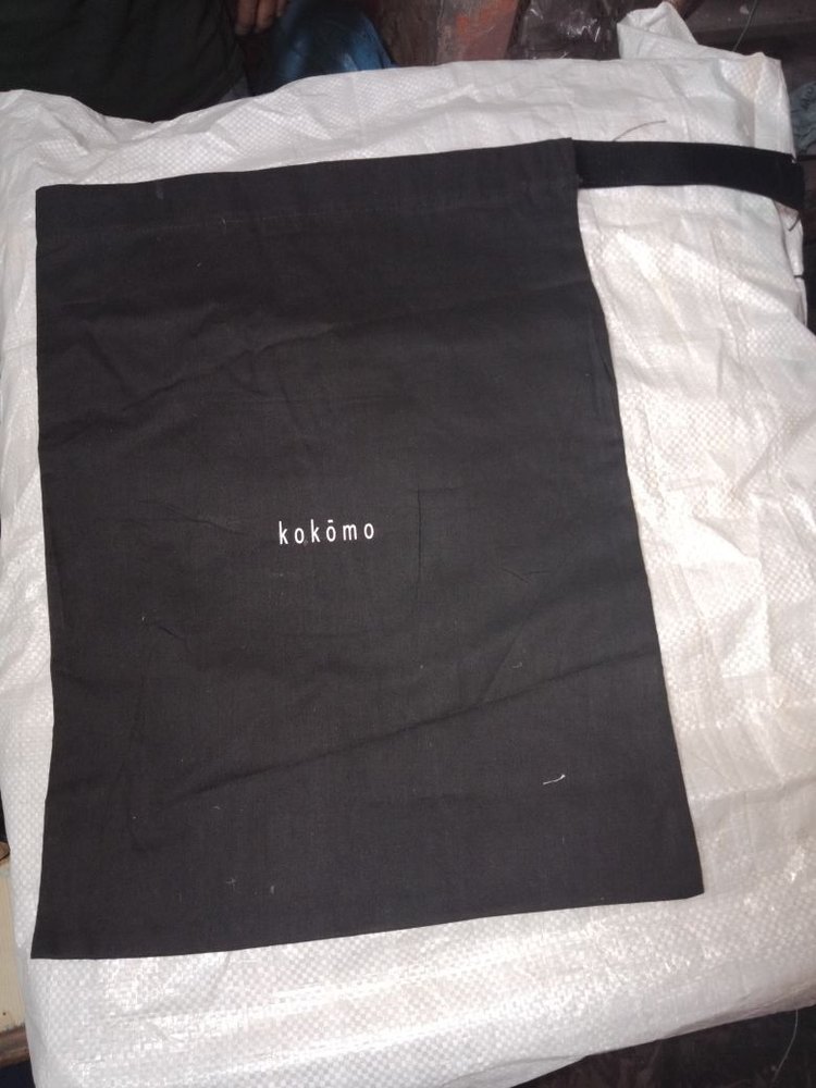 Multicolor Conifer Logo Printed Cotton Drawstring Bag, Size: 8*12, Capacity: 1 Kg