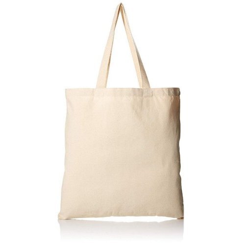 Handythink Handled Plain Loop Handle Cotton Bag, Capacity: 10 Kg