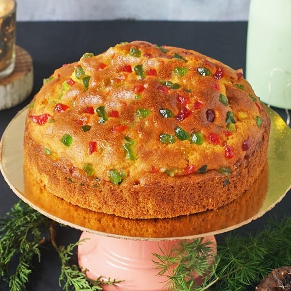 Vanilla Square DRY FRUIT CAKE, Packaging Type: Box, Weight: 300 Gms
