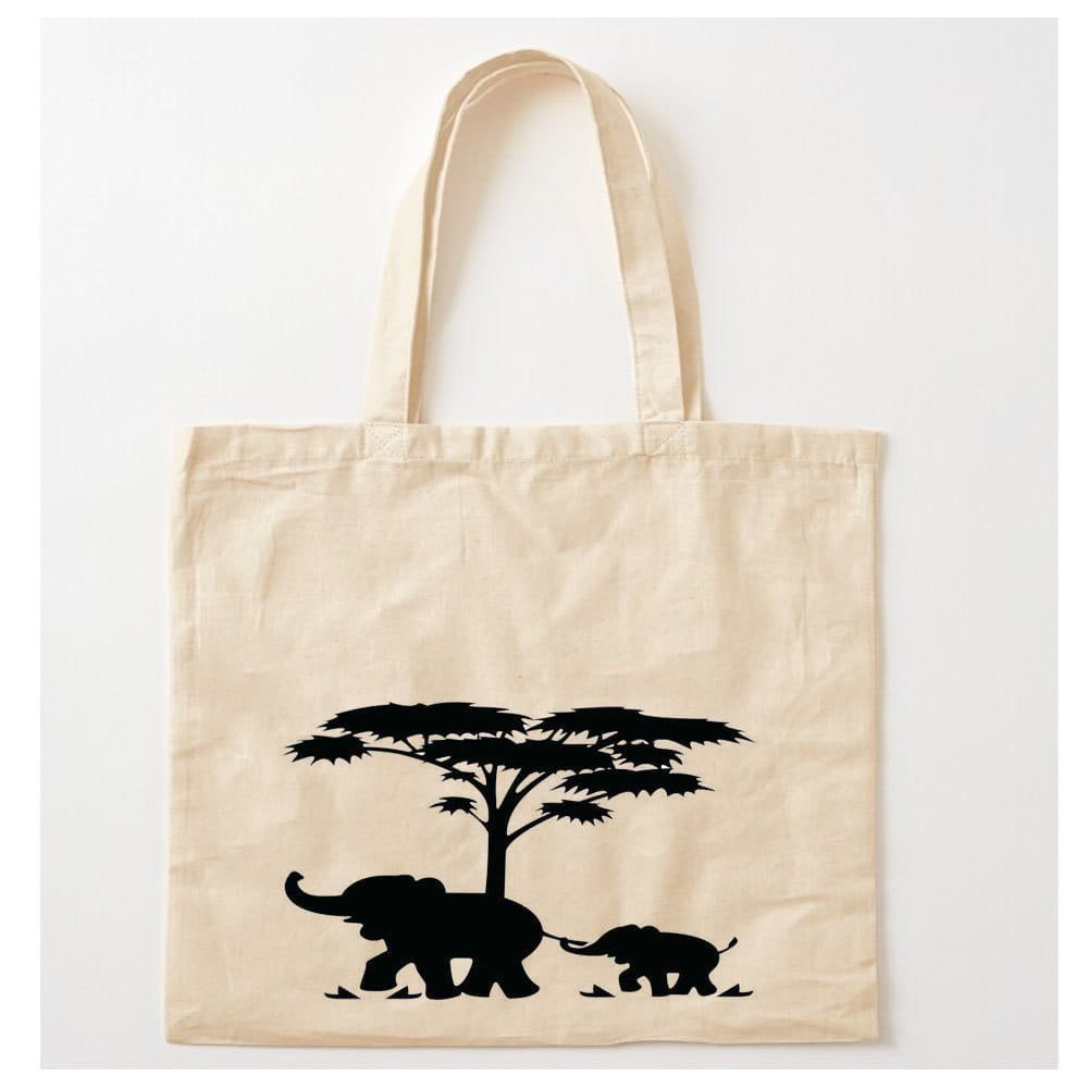 Printed Cotton Long Handle Bag