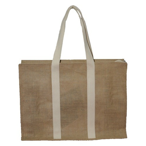 Blivus Brown Jute Cotton Bag