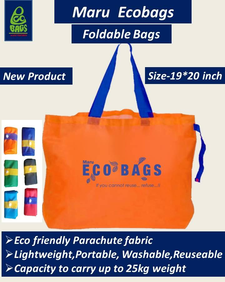 Long Folding FOLDABLE BAGS, Capacity: 25 Kg, Size/Dimension: 19*20