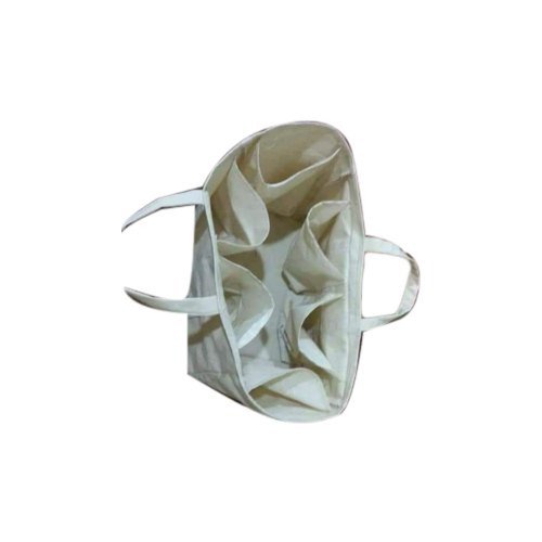 Plain Vegetable Cotton Foldable Bag, Storage Capacity: 8 To 10 Kg, Size: 14 X 16 X 6 Inch
