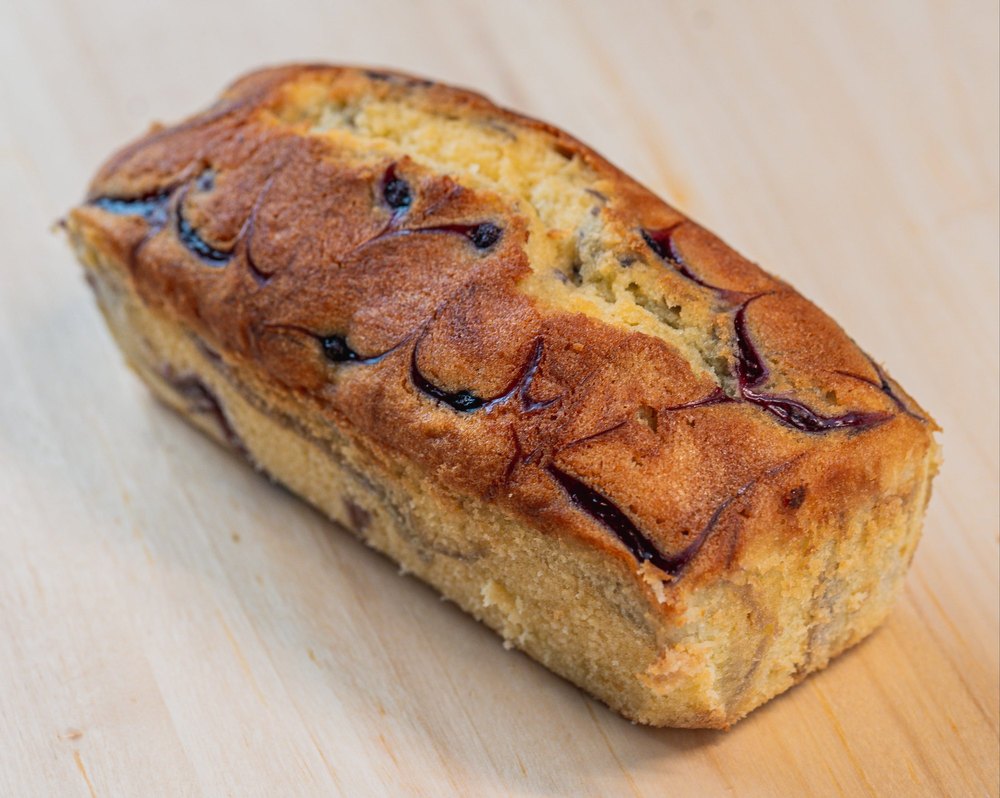 Rectangular Blueberry Dry Cake, For Birthday Parties