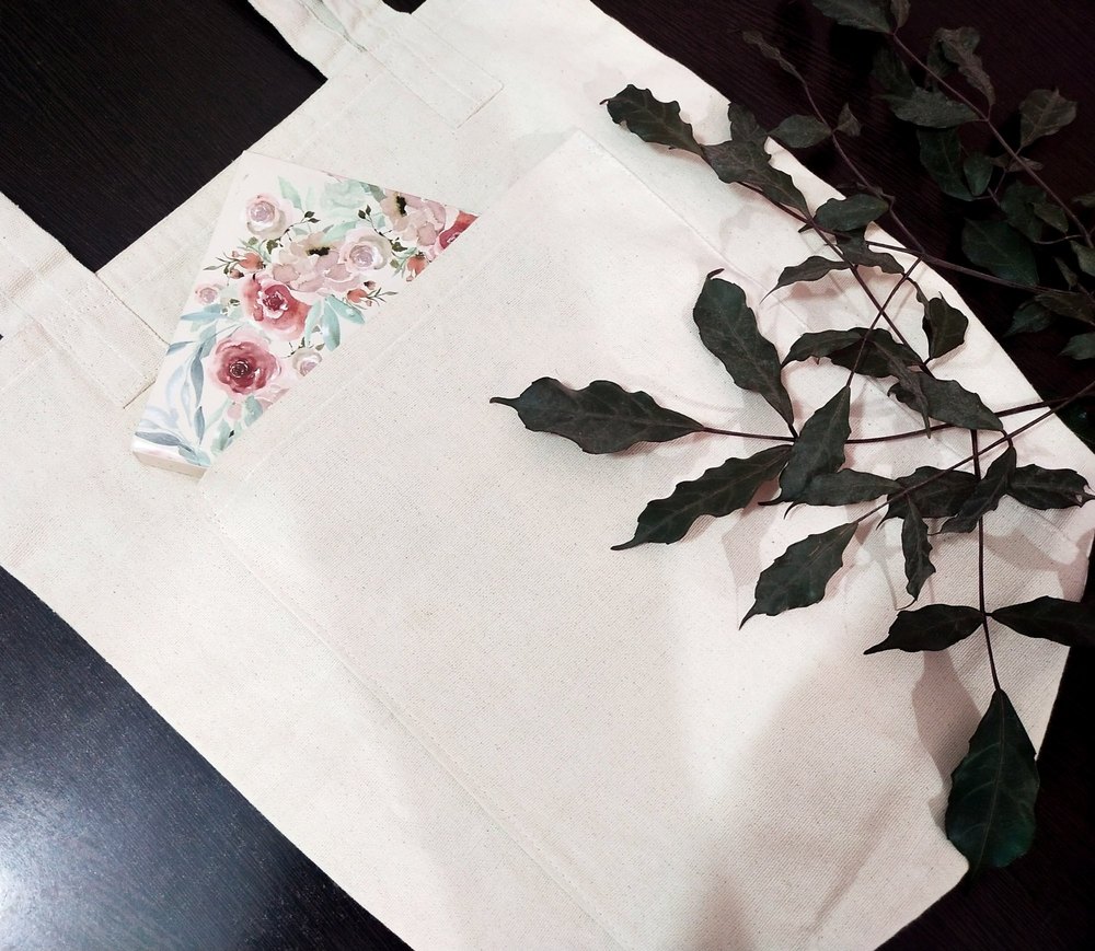 White Cotton Shoulder Bags, Capacity: 5 kg, Size: 14 X 17 Inches