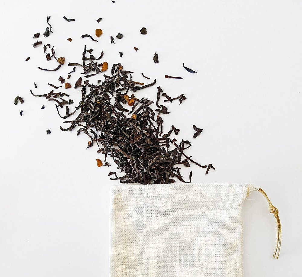 Organic Cotton Tea Bags, Size: 9 X 9 Cms
