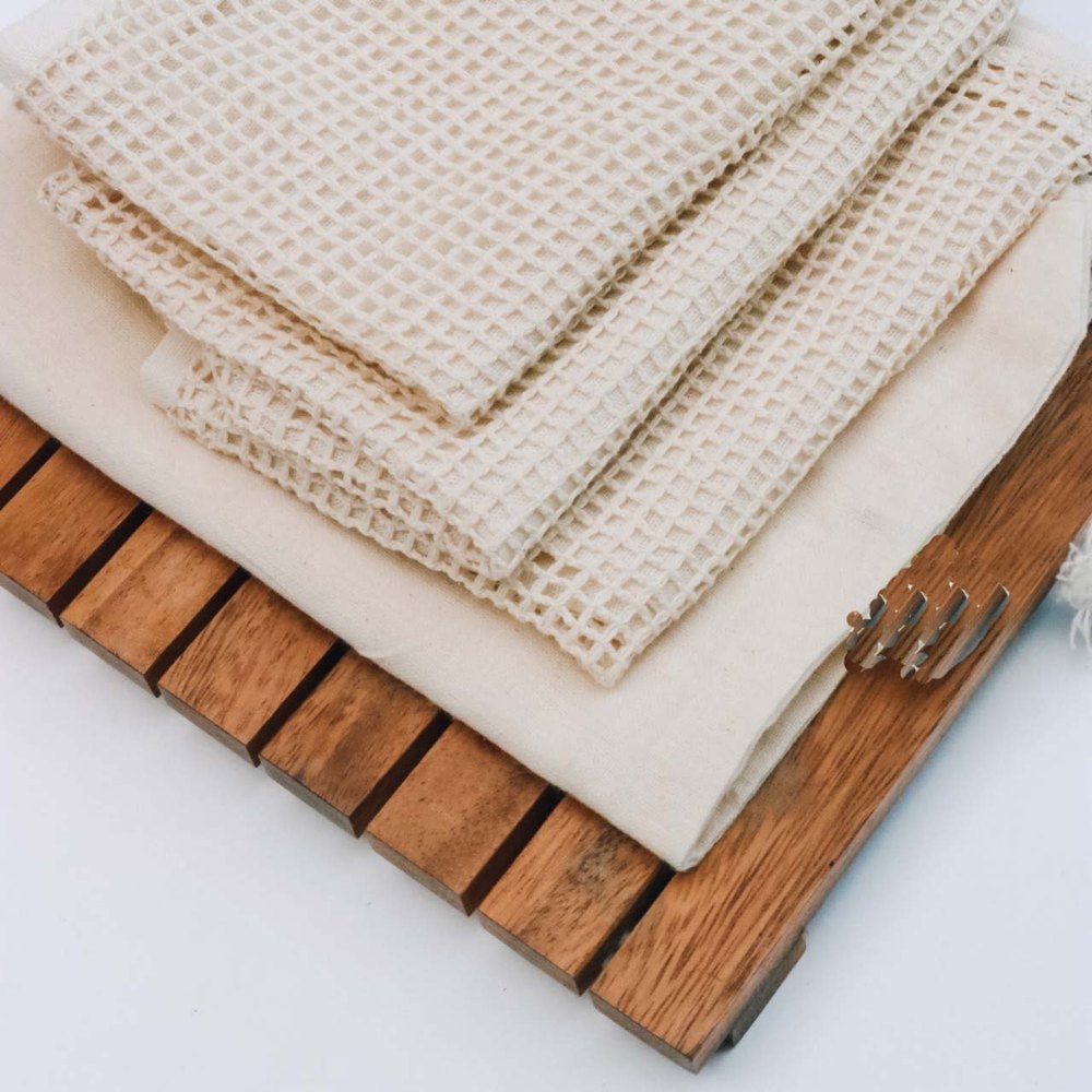 Ramesh Exports Handled Reusable Bags Mesh Muslin Organic Cotton, Capacity: 1-2 kg, Size/Dimension: 25x30