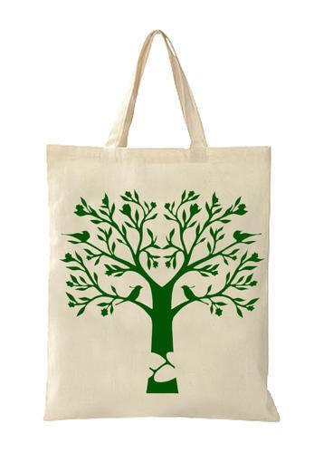 Plain Century 100% Cotton Bag Tree Print
