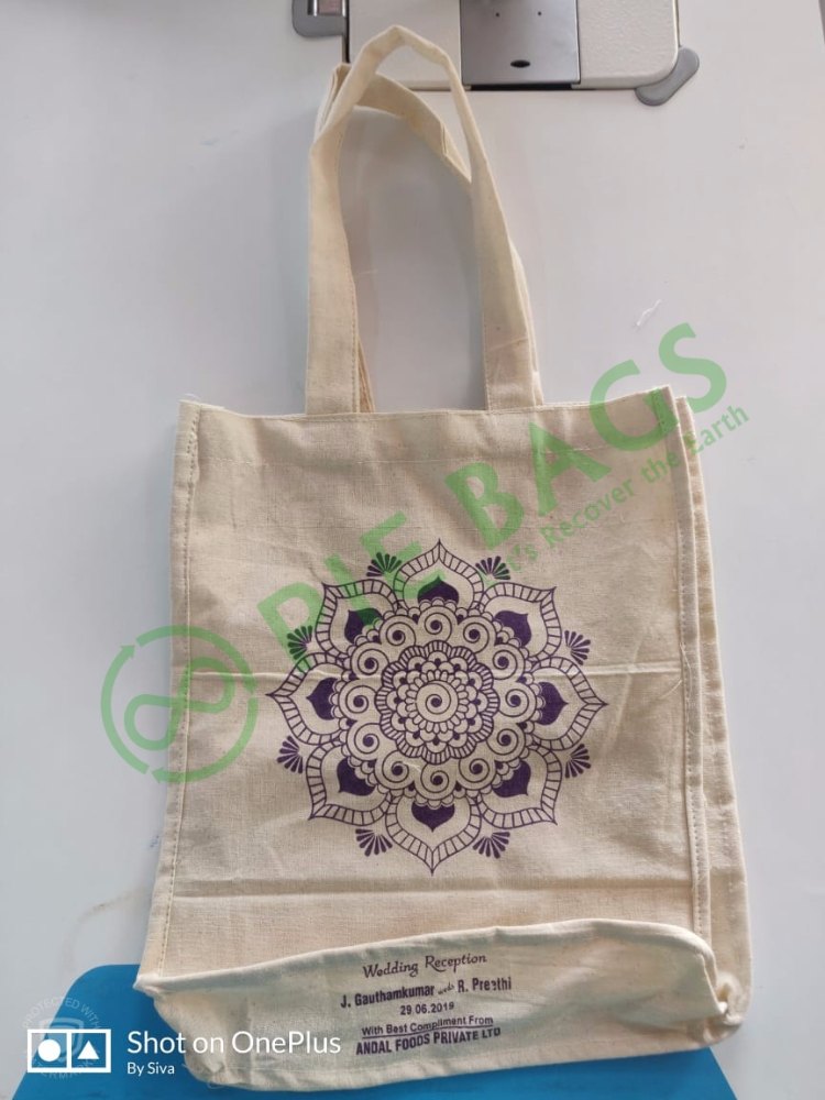 Printed Pie Bags Return Gift Cotton Bag