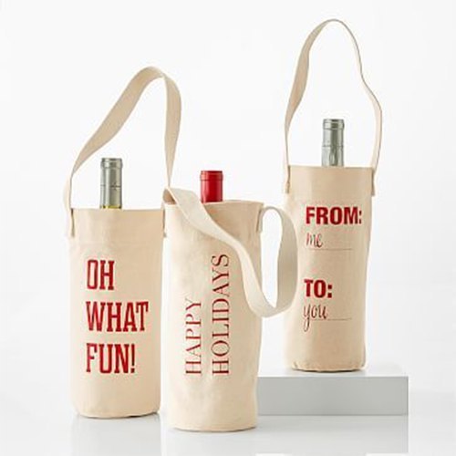 Cotton Wine Bottle Bags