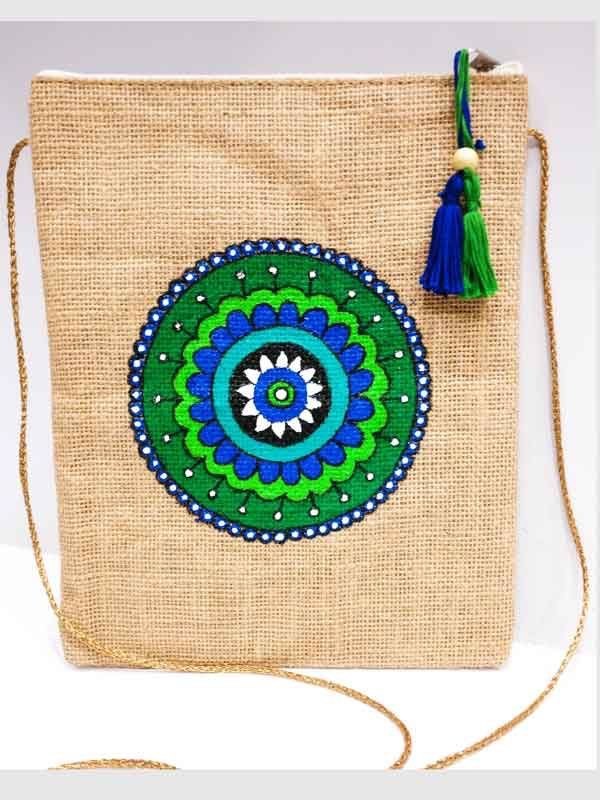 Punch Plain Jute Calico Bag, For Shopping