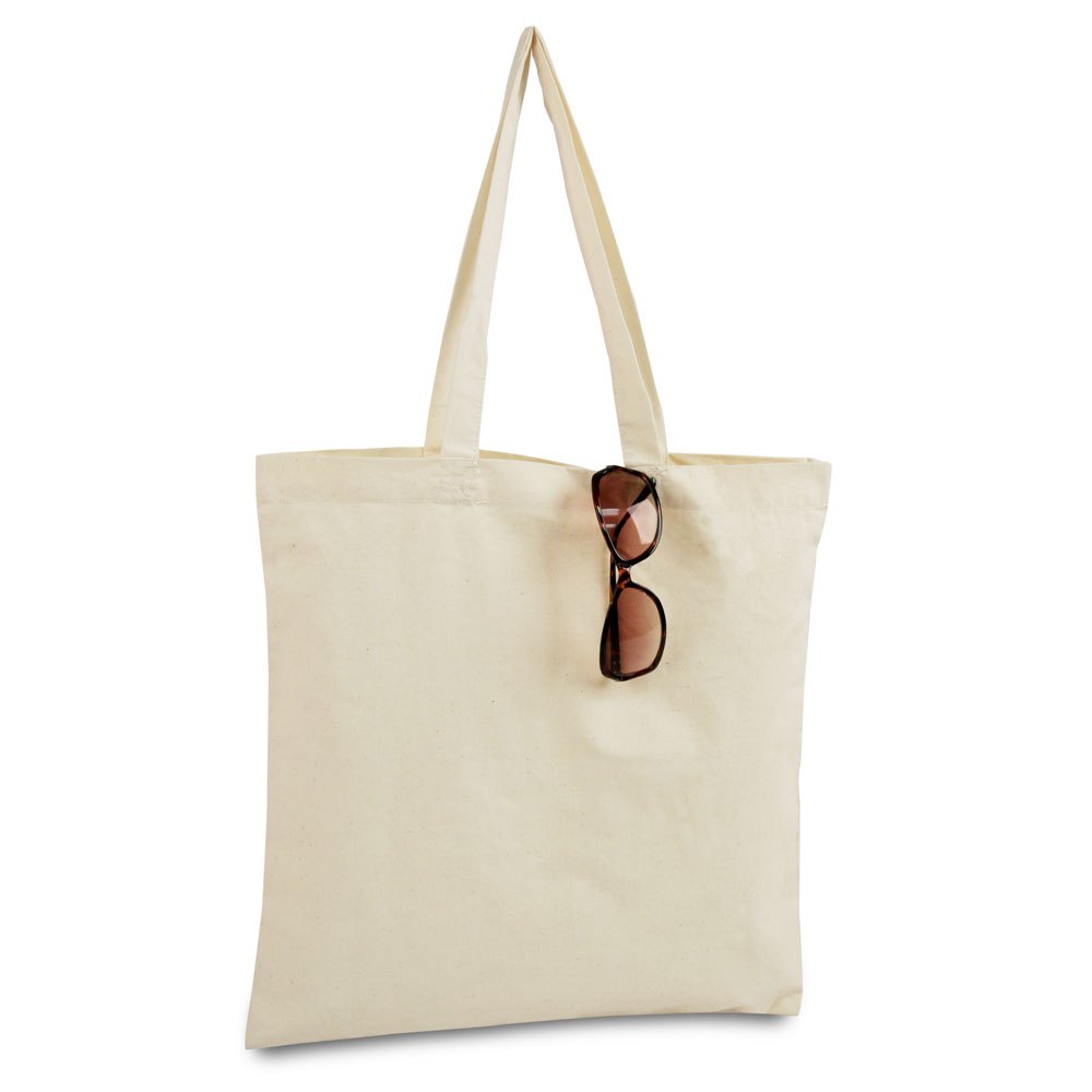 Ramesh Exports Cotton 100% Natural Unprocessed Color Canvas Bag