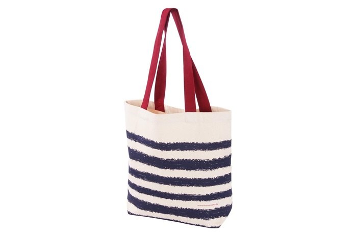 Handled Organic Cotton Beach Bag, Capacity: 3 Kg