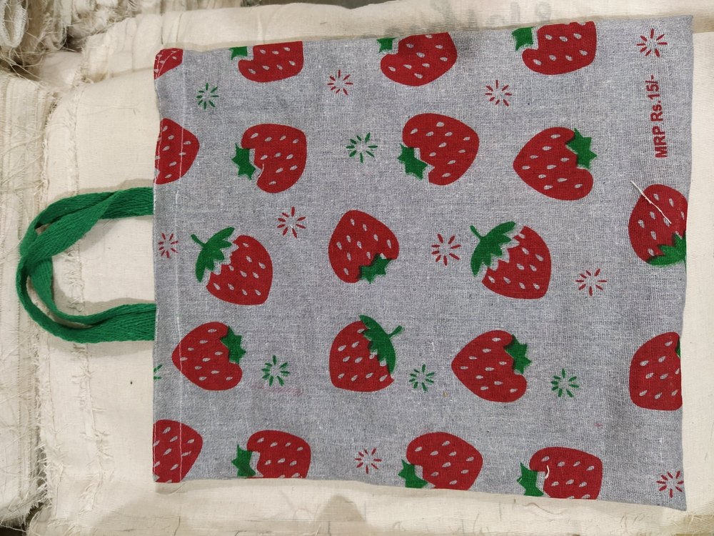 Grey Cotton Fabric bag, Capacity: 10 Kgs, Size/Dimension: 14*16