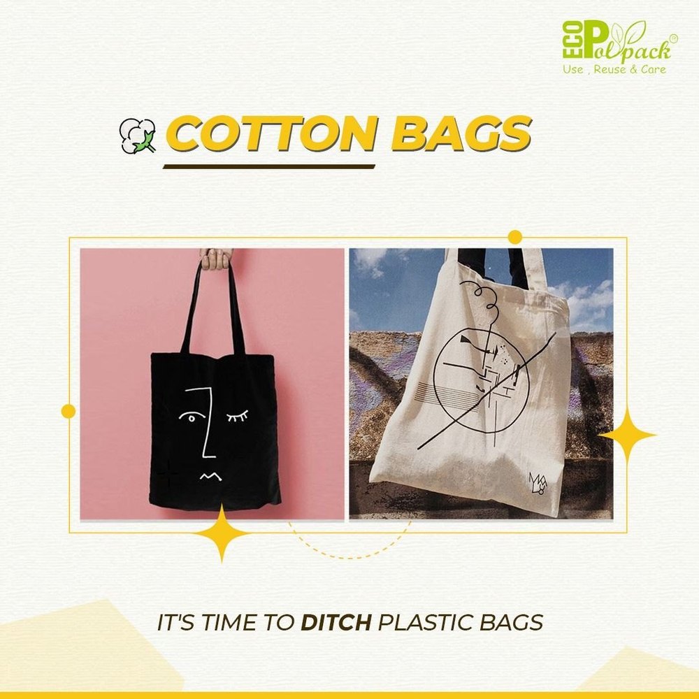 Cotton Plain Fabric Bag, Capacity: 10 Kg, Size/Dimension: 16x20 Inches