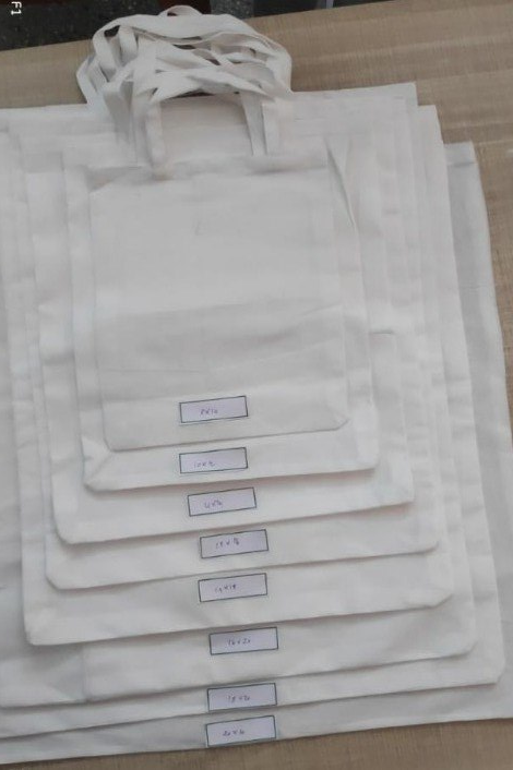Plain SKT Cotton Cloth Bags, Capacity: 1-8 Kg