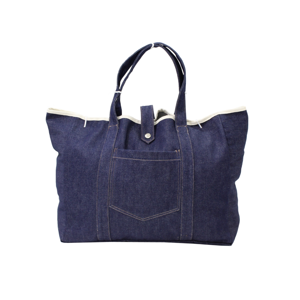 Tokra Impex Loop Closure Denim Bag, For Shopping