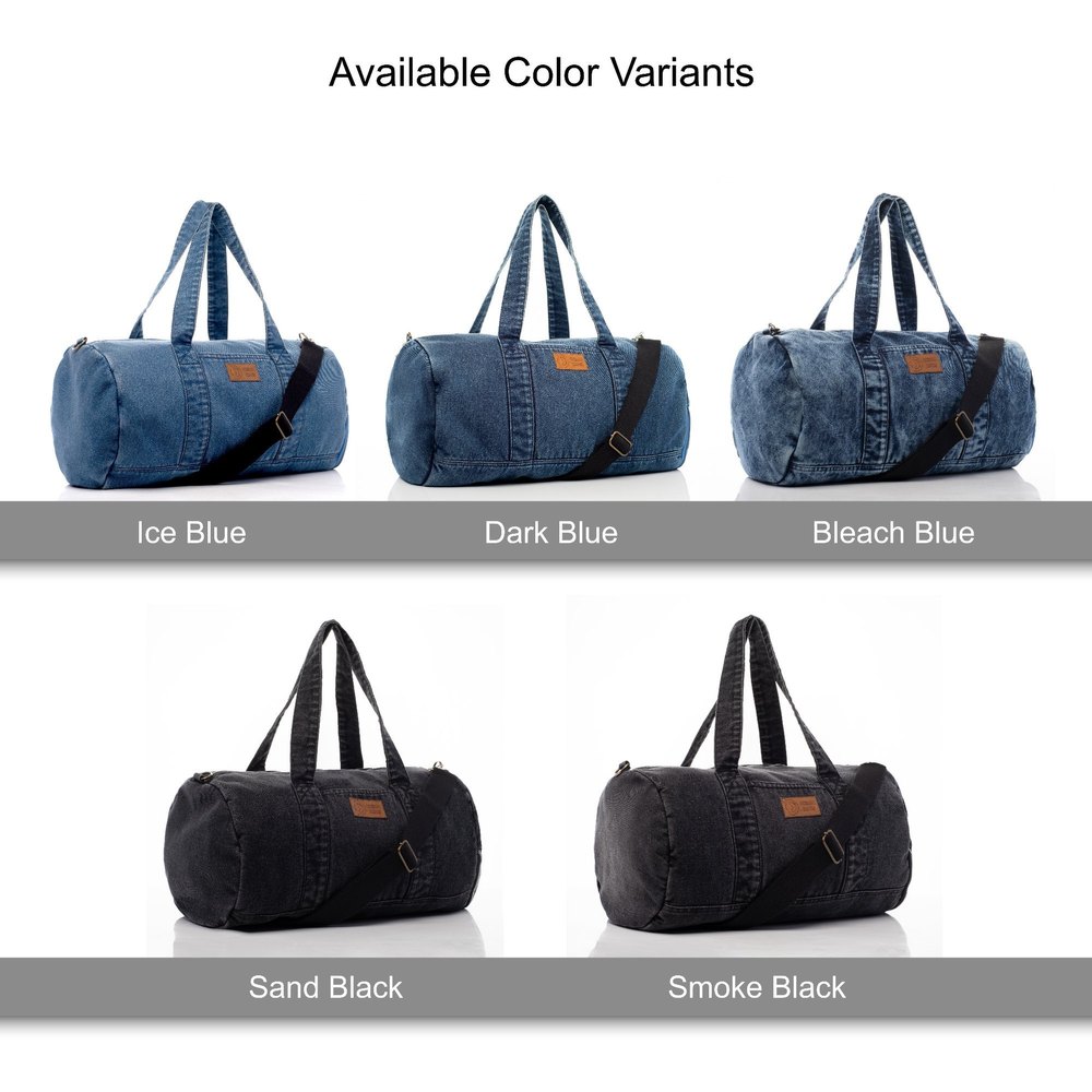 Natural Cotton Denim Bags, For Shopping