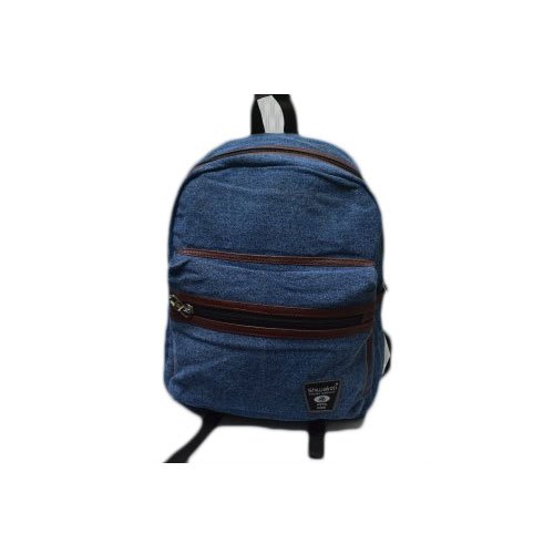 Blue Shiwakoti Mini Denim Backpack, Number Of Compartments: 3, Bag Capacity: 8 Kg