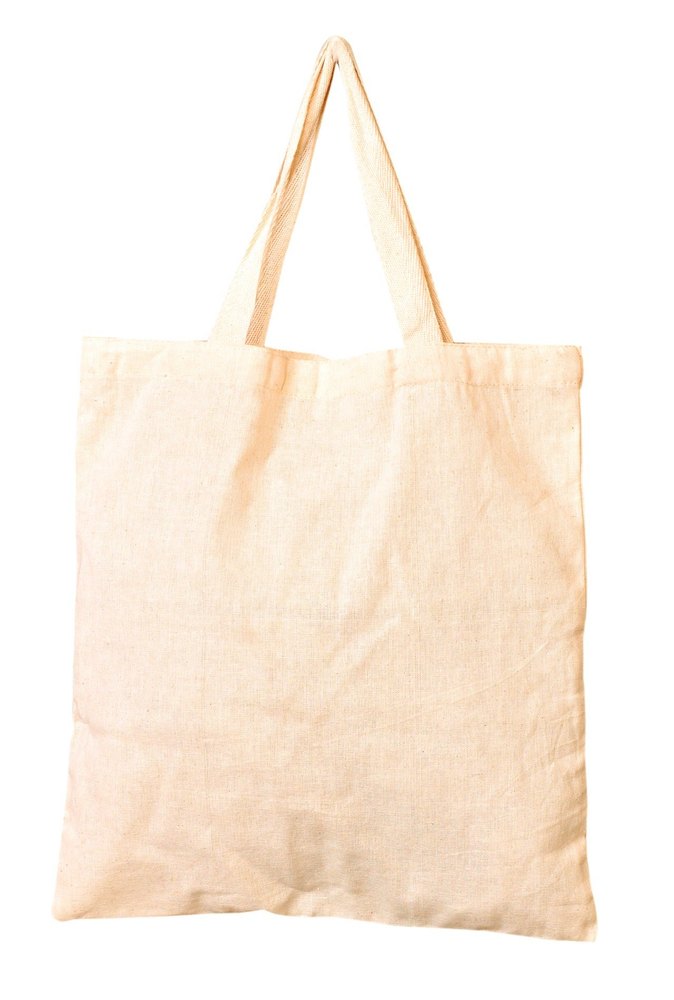 White Cotton Stitched Bag