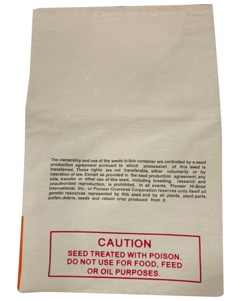 White Printed Gada Fabric Bag, Capacity: 1 Kg, Size/Dimension: 12 X 8 Inach