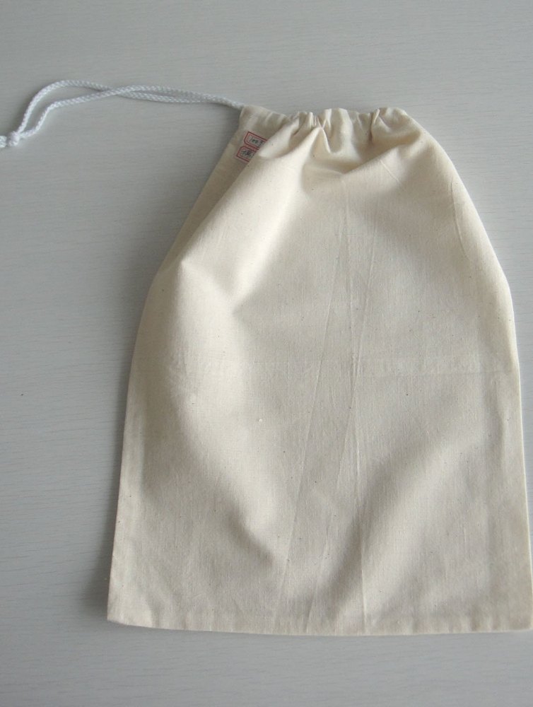 Drawstring Polyester Black and Grey Gada Bags, For Personal