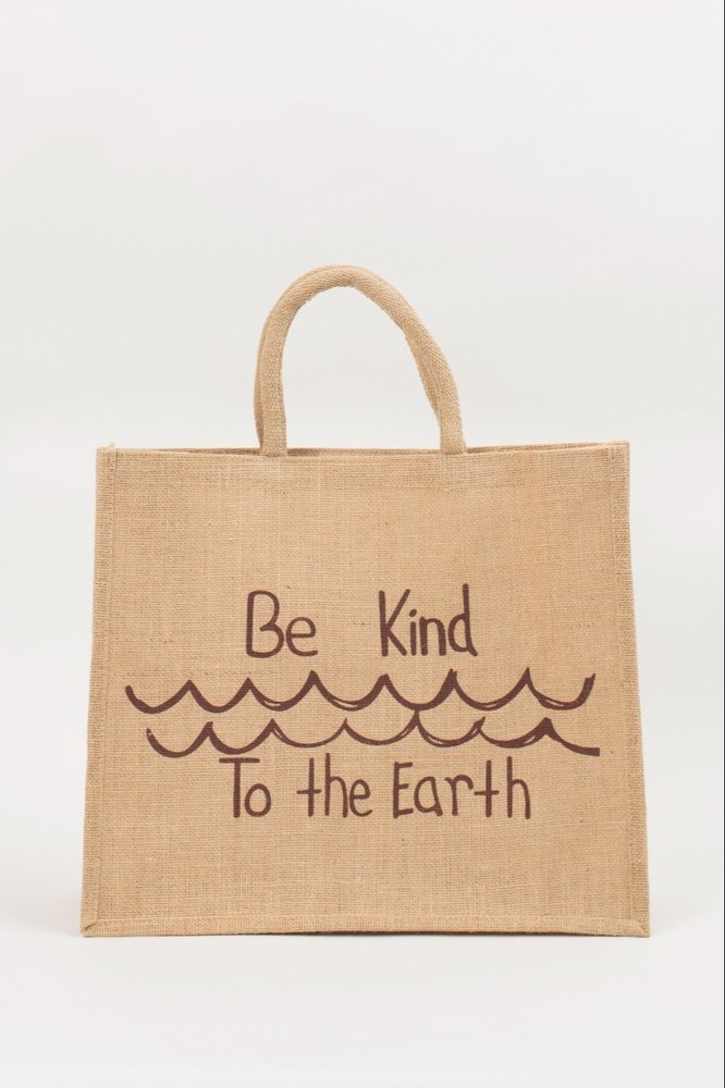 Natural jute Burlap Tote Bag, For Shopping, Capacity: 10-15 kg