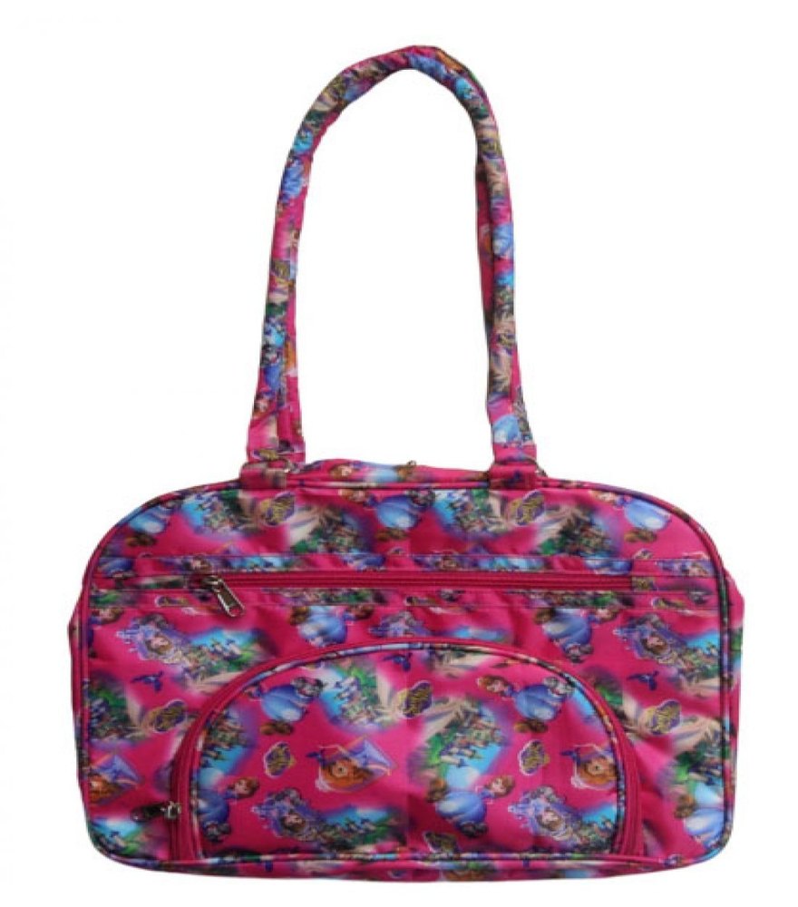 Vrinda Ladies Printed Coated Fabric Hand Bag, For Office, Size: 15 X 4 X 11 Inch