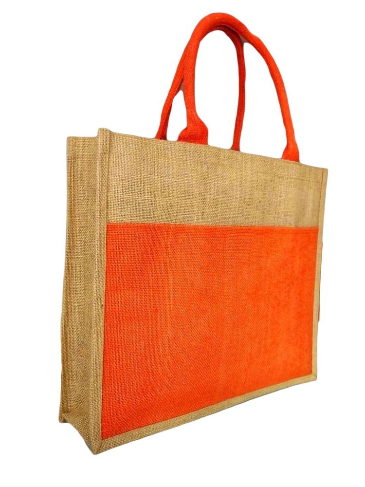Jute Natural Textile Bag, Capacity: 7 Kg, Size/Dimension: 12 X 14 X 3 Inch