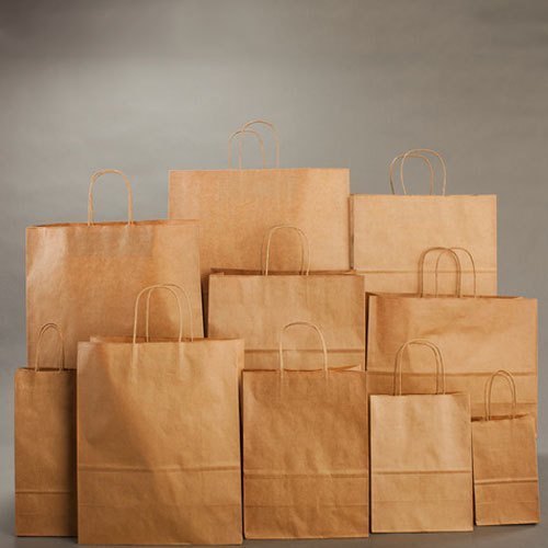 Kraft Paper Printed Textile Shopping Bags, Capacity: 2kg To 5kg