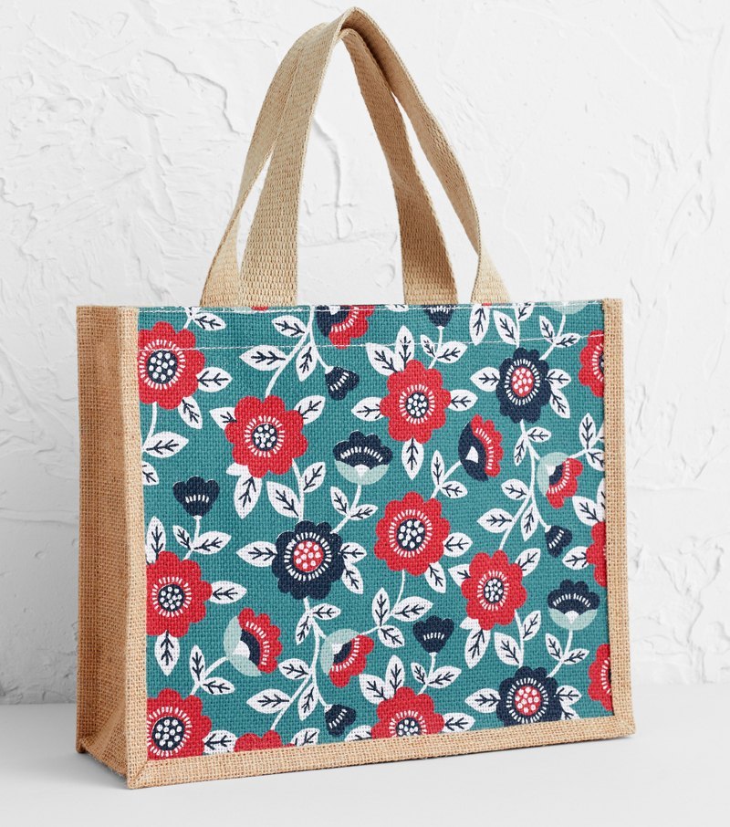 Brown Printed Promotional Jute Bags, Capacity: 10kg