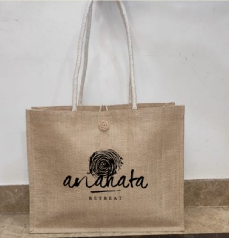 Rope handle Open Custom Jute Bags, Size/Dimension: 40x45x15 cm, Capacity: 8kg