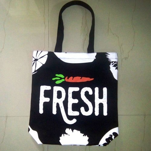 Trident Loop Handle Canvas Tote Bags