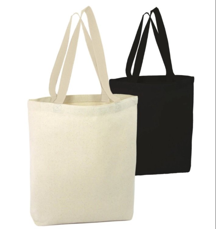 Loop Handle Canvas Tote Bag
