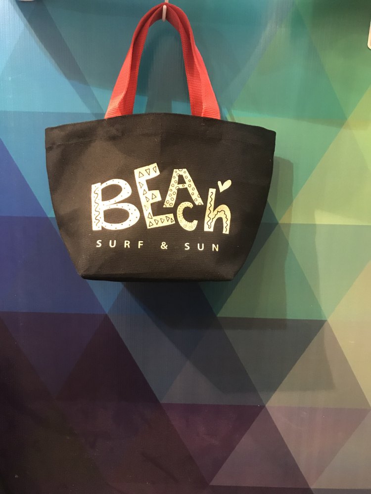 Nature Care Natural Color Small Canvas Beach Tote