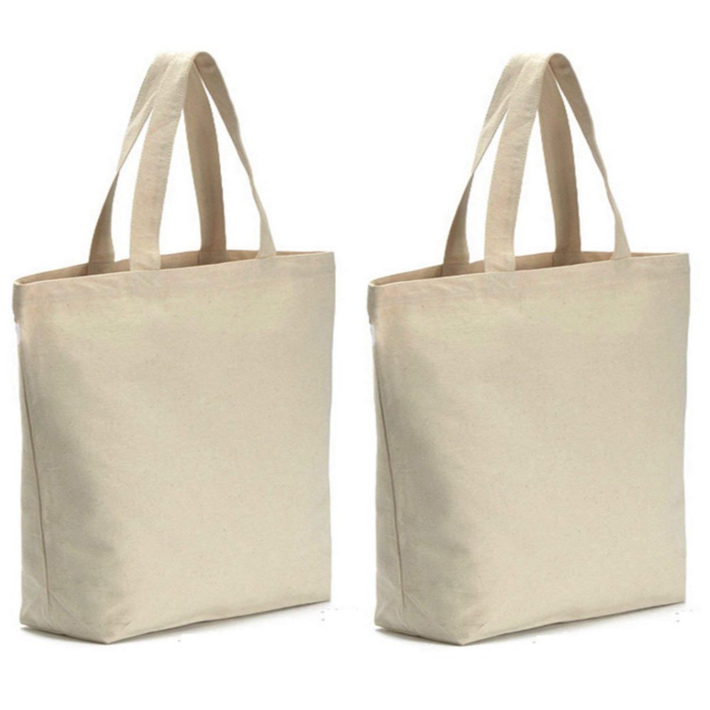 Ramesh Exports Natural 100% Organic Cotton Canvas Bag